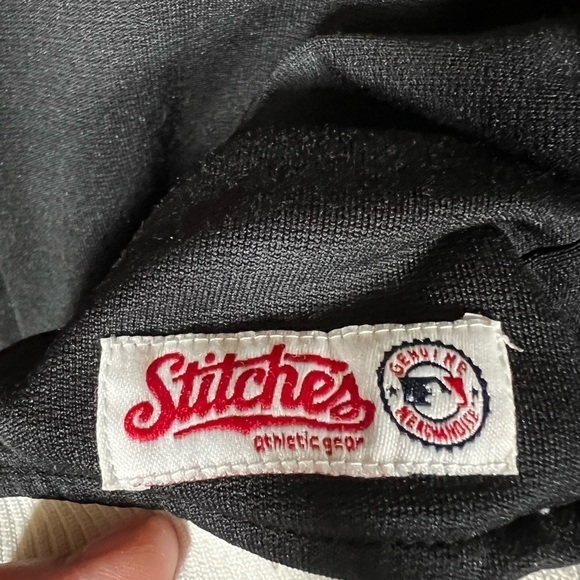 Stitches San Francisco Giants embroidered zip up track jacket sz 2XL arm stripes - Picture 4 of 10